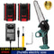 21V Portable Mini Electric Pruning Saw Rechargeable chainsaws Wood Spliting Chainsaw Woodworking Tool for Orchard Branch Clip