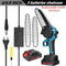 21V Portable Mini Electric Pruning Saw Rechargeable chainsaws Wood Spliting Chainsaw Woodworking Tool for Orchard Branch Clip