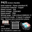 Mini Fast Wire Cable Connectors Universal Compact Conductor Spring Splicing Wiring Connector Push-in Terminal Block P421 F12