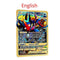 10000HP Arceus Vmax DIY Golden Pokemon Cards in English Iron Metal Pokmo Letters Kids Gift Game Collection Cards