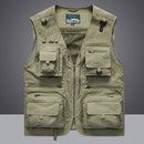 Summer Men Unloading Tactical Vest Coat Casual Men&