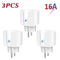 Aubess Smart Socket EU 16A/20A AC100-240V Wifi Smart Plug Power Outlet, Alexa Google Home Voice Control, For Tuya Smart Life APP