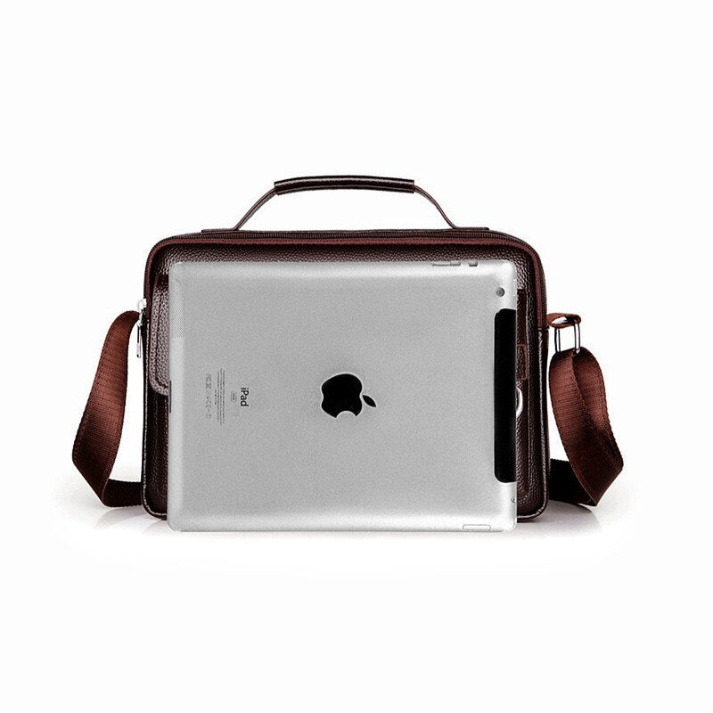 Large-capacity Shoulder Bag Leather Men&