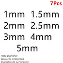 High Quality Hole Puncher Leather Hole Punch Round Steel Leather Craft Hollow Hole Punch 1mm-25mm Gaskets Plastic Rubber Tools