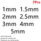 High Quality Hole Puncher Leather Hole Punch Round Steel Leather Craft Hollow Hole Punch 1mm-25mm Gaskets Plastic Rubber Tools