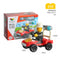 Mini Transportation tank plane Car Educational Assembled Models Building Blocks Compatible small Bricks toys for children