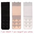 2 Hook Bra Extender For Women&#39;s Elastic Bra Extension Strap Hook Clip Expander Adjustable Belt Buckle Intimates 1/3/4 Pcs