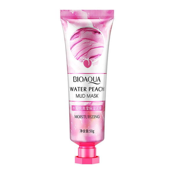 Eggplant Peach Avocado Mud Mask Cleans Pores Brighten Skin Moisturizing Deep Cleaning Mask Powder Face Skin Care