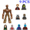 Disney 4cm Children Anime figure Building Blocks Kid Gift Toy Model Mini City Movies Characters Figurine Compatible With Lego