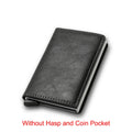 Carbon Fiber Rfid Card Holder Men Wallets Money Bag Male Vintage Black Male Purse 2022 Small Leather Mini Slim Wallets Walets