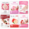 PUTIMI 6packs Exfoliating Foot Mask Feet Peeling Mask Spa Socks Smooth Dead Skin Remover Moisturizing Whitening Foot Mask