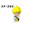 KT1007 KT1009 KT1011 KT1020 KF6142 Dragon Ball Z Goku Vegeta Trunks Kuririn Mini Action toy Figures Kids Assemble dolls Gifts