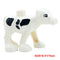 Big Building Block Accessories Chicken Duck Dog Cat Bird Cattle Sheep Zebra Rhinoceros Insect Zoo Series DIY Duploes Toy Gift