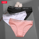 FINETOO 3Pcs/Set Colorful Stripes Panties Women&
