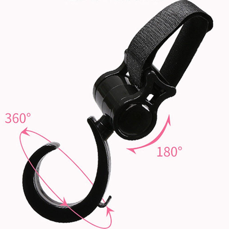 2PCS Baby Stroller Hook Multi Purpose Pram Hook Baby Stroller Accessories Shopping Prop Hanger Baby Bag Shopping Pram Hook