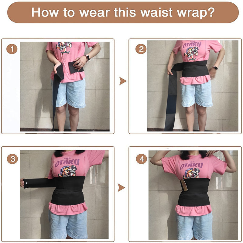 Waist Bandage Wrap Trimmer Belt Waist Trainer Body Shapewear Tummy Wrap Woman Flat Belly Slimming Gain Postpartum Sheath Belt