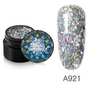 ROSALIND Gel Nail Polish Glitter Paint Hybrid Varnishes Shiny Top Base Coat For Nails Set Semi Permanent For Manicure Nail Art