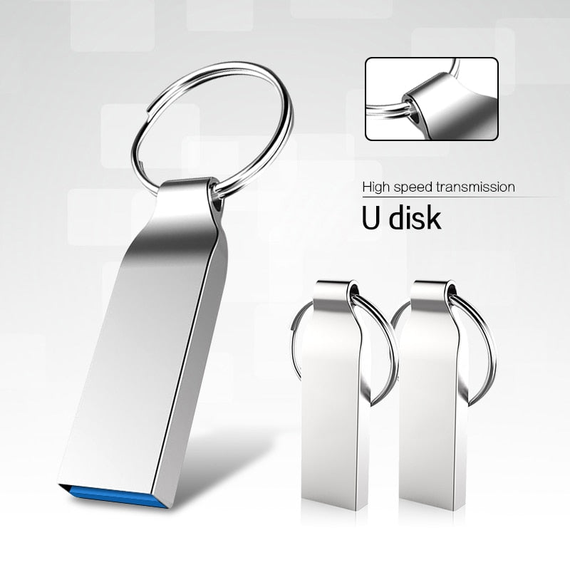 metal USB Flash Drive 128gb flash disk New arrival Pendrive 32gb 64gb USB 2.0 Flash USB Disk memory stick