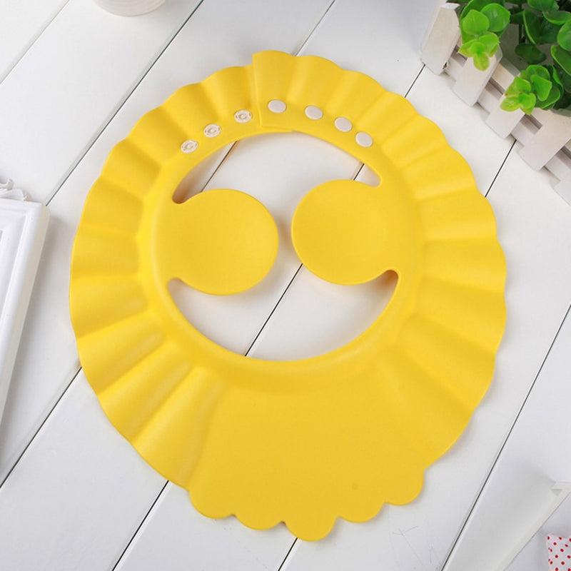 Shampoo Cap Durable Baby Bath Visor Hat Adjustable Baby Shower Protect Eye Water-proof  Splashguard Hair Wash Shield For Infant