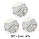 3pcs Leak Proof Menstrual Panties Physiological Pants Women Underwear Period Comfortable Waterproof Briefs