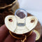 Name Initial Letter Baby Pacifier and Pacifier Clips BPA Free Silicone Infant Nipple Gold Bling Newborn Dummy Soother