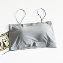 Top women Summer Women Sling Tube Top Sexy Bra Women underwear Push Up Bra Seamless Ice Silk Breast Wrap Lingerie Crop top