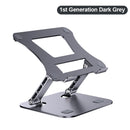 MC 515 Laptop Stand Adjustable Aluminum Alloy Notebook Stand Compatible with 10-17 Inch Laptop Portable Laptop Holder