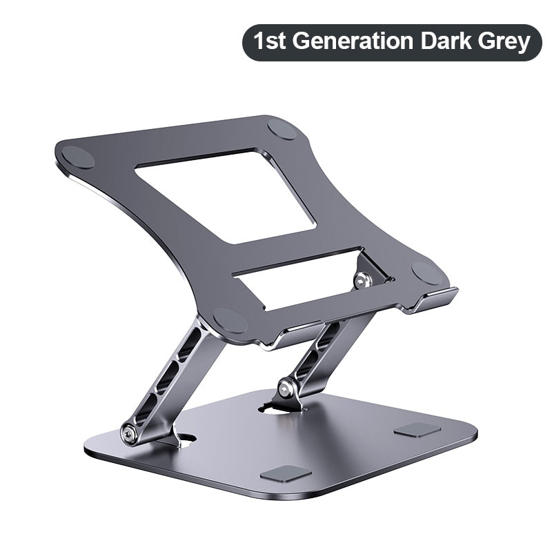 MC 515 Laptop Stand Adjustable Aluminum Alloy Notebook Stand Compatible with 10-17 Inch Laptop Portable Laptop Holder