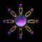 Hot Rainbow Metal Fidget Spinner Zinc Alloy Colorful Hand Spinner Antistress Toys for Children Adult Gifts for Children Adult