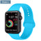 Silicone Bracelet Band For Apple Watch Strap 8 7 6 5 4 3 2 SE 42MM 38MM 44MM 40MM Strap For iWatch 41MM 45MM Smart Watch correa
