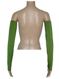 New Fashion One Piece Sleeves Arm Cover Shrug Hijab Muslim Women Hijab 20 Colors Arm Warmers Femme