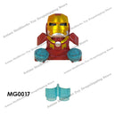 XP193 D009 WM718 Mark suit Disney anime movie figurine dolls mini plastic action toy figures Assemble blocks Christmas gifts