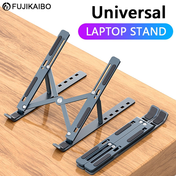 Universal Laptop Stand Portable Foldable Adjustable All Aluminum Alloy Desktop Bracket For Macbook Air Pro Tablet Laptop Holder