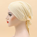 Modal New Soft Under Cap Inner Hijab Cap Stretchy Muslim Women Bandage Underscarf Bonnet Islamic Turban Headband Adjustable