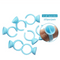 100pcs Disposable Ring Caps Microblading Tattoo Ink Cup For Permanent Pigment Holder Rings Accessories Makeup Tattoo Tools