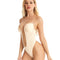 Bodysuit Shapewear Deep V-Neck Body Shaper Backless U Plunge Thong Shapers Waist Trainer Women Clear Strap Padded Push Up Corset
