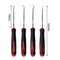 4 Pieces Long Pick &amp; Hook Set Gasket Puller Pick Tools for Removing Car Auto Oil Seal O-Ring Seal