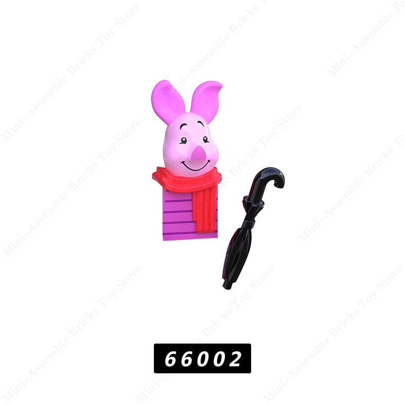 Disney Mini Action Toy Figures Building Blocks Cartoon dolls Toy Story Mickey Mouse Winnie The Pooh Frozen Stitch Donald Duck