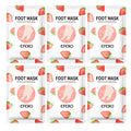 PUTIMI 6packs Exfoliating Foot Mask Feet Peeling Mask Spa Socks Smooth Dead Skin Remover Moisturizing Whitening Foot Mask