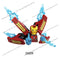 XP193 D009 WM718 Mark suit Disney anime movie figurine dolls mini plastic action toy figures Assemble blocks Christmas gifts