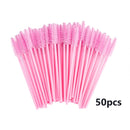 Disposable Crystal Eyelashes Brush Comb 25/50Pcs Eye Lashes Extension Mascara Wands Makeup Professional Makeup Beauty Tool