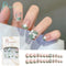Fake Nails Art Nail Tips Press on False with Designs Set Full Cover Artificial Short Packaging Kiss Display Clear Tipsy Stick