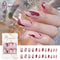 Fake Nails Art Nail Tips Press on False with Designs Set Full Cover Artificial Short Packaging Kiss Display Clear Tipsy Stick