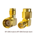 YPioneer C20073-92 1PC SMA To SMA Male Female Gold Plated RP SMA Male RP-SMA Female Connector RF Adapter Straight Bent L/T Type