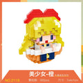 Disney DIY LinaBell assembly buildding blocks Goofy Pluto Anime Mini Action Figures Educational Toys kids Birthday Gifts
