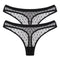 2PCS/Set Lace Sexy G-String Thongs Transparent Women&