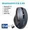 【New-in Sale】UGREEN Wireless Mouse Bluetooth 5.0 Ergonomic 4000 DPI 6 Mute Buttons For MacBook Tablet Laptop PC 2.4G Mice Mouse
