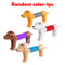 New Giraffe Pop Tubes Toys Kids Sensory Learning Toy Stress Relief Squeeze Fidget Toy Retractable Plastic Tube Decompression Toy