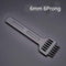 1PC 4/5/6mm Leather Black Round Hole Row Punch Tool  DIY Round Stitching Punch Sewing Stitching Punch Carving Work Saddle Set