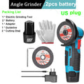 12V Brushless Angle Grinder with Lithium Battery 15000Rpm Grinder Cutter for Cutting Polishing Ceramic Tile Wood Stone Steel